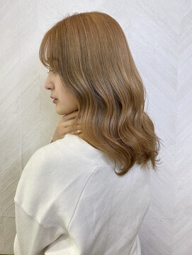 ロンド ストラーダ 心斎橋(Lond strada) シルキーベージュ×グレージュカラー【髪質改善/縮毛矯正】