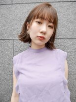シュシュ(shushu)&nbsp;耳掛けショートボブ/ピンクベージュ【有海一生】髪質改善/前髪