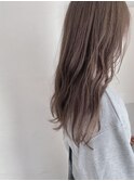 ロングヘア ブリーチなし シアーベージュ sk