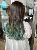 【Azur】 エバーグリーン×グラデーション