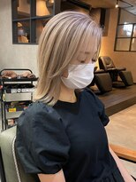 サニー 渋谷(SUNNY)&nbsp;バレイヤージュショコラアッシュハイライトグレージュカラー