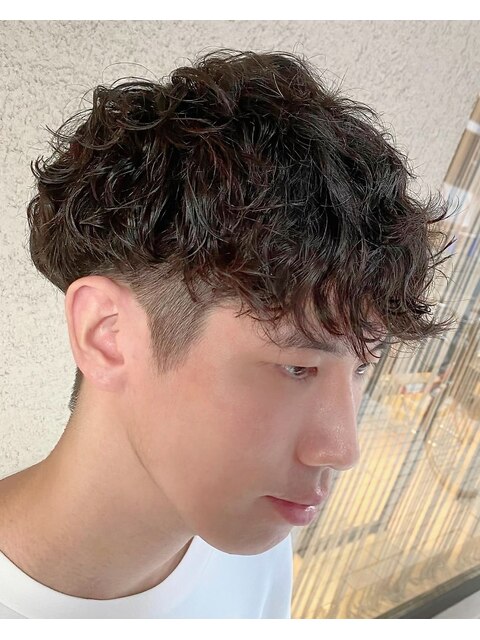 MEN'S HAIR   マッシュパーマ／波巻きパーマ／メンズ／マッシュ