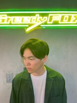グリーディーフォックス 三軒茶屋(GreedyFOX)&nbsp;波巻き/マッシュパーマ/ウルフ/ハイライト<理容室>三軒茶屋