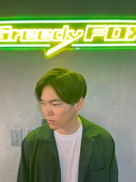 グリーディーフォックス 三軒茶屋(GreedyFOX) 波巻き/マッシュパーマ/ウルフ/ハイライト<理容室>三軒茶屋