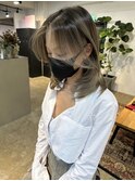 フェイスフレーミング×内巻きレイヤースタイル