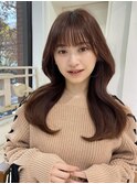 【フォルテ千鶴】縮毛矯正大人可愛いレイヤーロングヘア