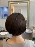 白髪染めヘアマニキュア＋カット＋ヘッドスパ☆9000→