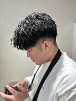 メンズヘア トーキョー 西梅田(MEN'S HAIR TOKYO) MEN'S HAIR/ハイライト/波巻き/マッシュパーマ/ウルフ