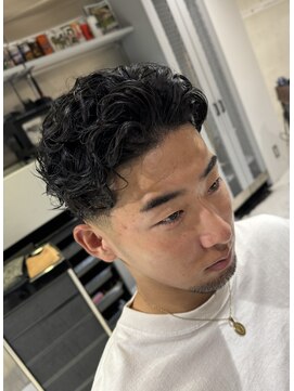 フランクスバーバーザスタンド(Frank’s barber the stand) 宮城リョータ風スキンフェードパーマE