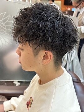 銀座マツナガ 浅草店 ツイストスパイラルパーマ/ツーブロ/アップバング/マッシュ