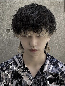 メンズサロン ガウディ 梅田茶屋町店(men's salon Gaudi) メンズウルフカット×インナーカラー