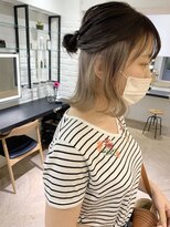 ローレンジウ(LOREN JU)&nbsp;透明感髪質改善ベージュダブルカラーミルクティーグレージュ