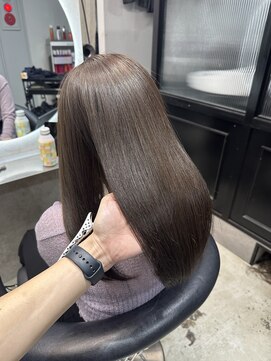 エトラ 渋谷店(etora) 艶髪 透明感 まろやかカラー くすみグレージュ