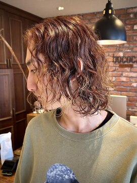 ボコカ(bococa) 【大村指名】メンズカット/スパイラル/ベージュカラー