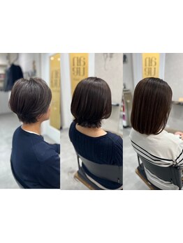 【イルミナ白髪染め】今までの白髪染めには戻れない！圧倒的な透明感と、ツヤ感で艶やかな仕上がりを♪