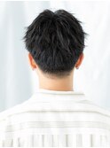 センターパートアースカラー刈り上げショートd北浦和