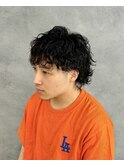 men's波巻きパーマ