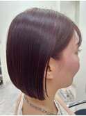ぱつっとボブ