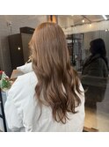 ブリーチを使わないミルクティーベージュ【リズ】