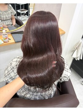 アイズ 横浜(IS) 【nanami指名】ワインレッド/ブリーチなしWカラー