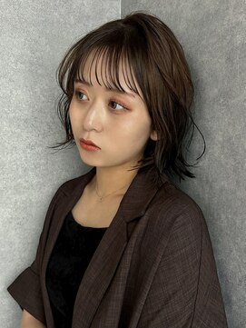 メイカ(MEIKA) 【 ニュアンスボブ × ココアブラウン 】浅野美紀