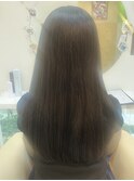 【暗髪カラー】オリーブブラウン