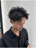 イケてる大人のスパイキーフェザーショート/佐藤健風ショート