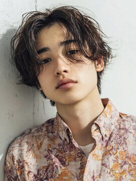 プラスリブ(Plus Lib) ナチュラルハイライト×センターパート