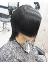 ヘアテリア リュウ 大塚(hair teria ryu) マッシュウルフ/ブラック