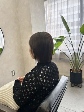マイルームギンザ 銀座店(my room GINZA) 【簡単スタイリング】ぱつっとボブ◎ 銀座　東銀座