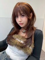 ヴィヴィー 青山表参道店(ViVIE)&nbsp;ブリーチなしオレンジベージュ