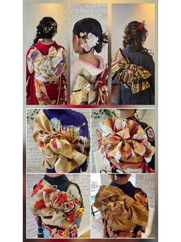 グリッター(Glitter)の写真/【着付ヘアセット￥13200～】結婚式やイベントに!訪問、留袖、振、袴の着付もお任せください[馬車道/桜木町]