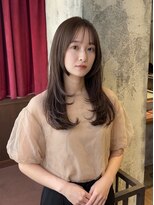 モードケイズ テソロ店(MODE K's) 【小顔効果◎】韓国風レイヤー×透明感カラー