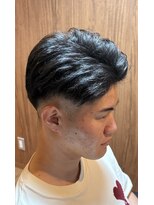 クラージュ(Courage)&nbsp;フェードアイロンパーマバックスタイル