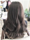 【Lead Hair】アッシュグレージュロング1(バックスタイル)