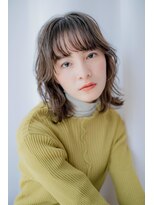 グロウ(GLOW produce by Ange) ショコラアッシュ×くびれヘアー【GLOW☆福元麻奈美】