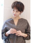 大人可愛いバングショートヘア【middle】丸岡奈央