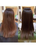 うる艶ロング♪艶ストレート×ナチュラルブラウン