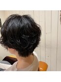 ショートヘア×パーマ