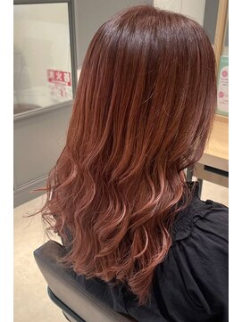 バサ 鷺ノ宮店(BASSA) 【木下　カラー】ラフウェーブ×ショコラピンク