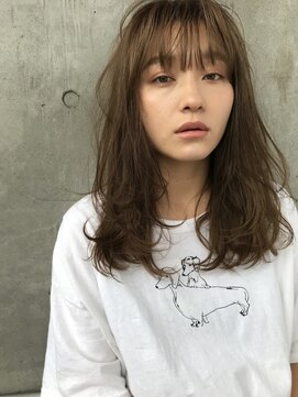 ザセクター(the sector) シースルーバング×毛先カール