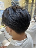 クオリス 上板橋店(QUALIS) 韓国風コンマバングマッシュ【刈り上げ×ハンサムショート】