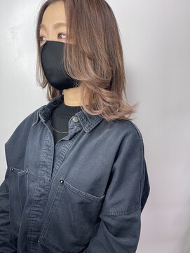 モノ アンド イニ(Mono & inni) レイヤーピンクベージュ