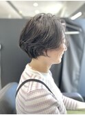 マッシュショート×センターパート×簡単スタイリング