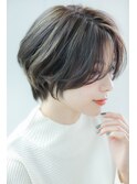 大人可愛い似合わせ小顔ショート