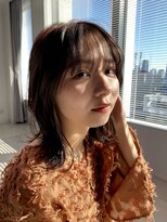 ヘアーアンドメイク エクリ 不動前店(Hair&Make equri)&nbsp;軽やかミディアムスタイル