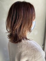 ミルク キチジョウジ(milk kichijoji) ライトブラウン/レイヤーウルフミディ/20代30代40代