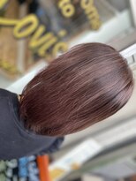 ラビス クローバー(Lovis clover) ボルドー ボブウルフ 韓国ヘア