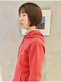 20代30代40代前下がりストレート大人ボブリップライン