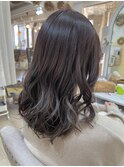 ラベンダー×グレージュ